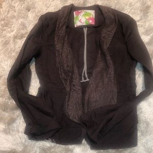 Free People ruffled blazer